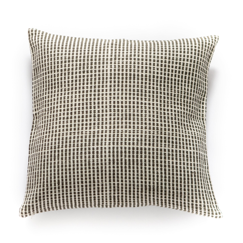 Shop Sabahar Akobo Cushion In Dark Gray