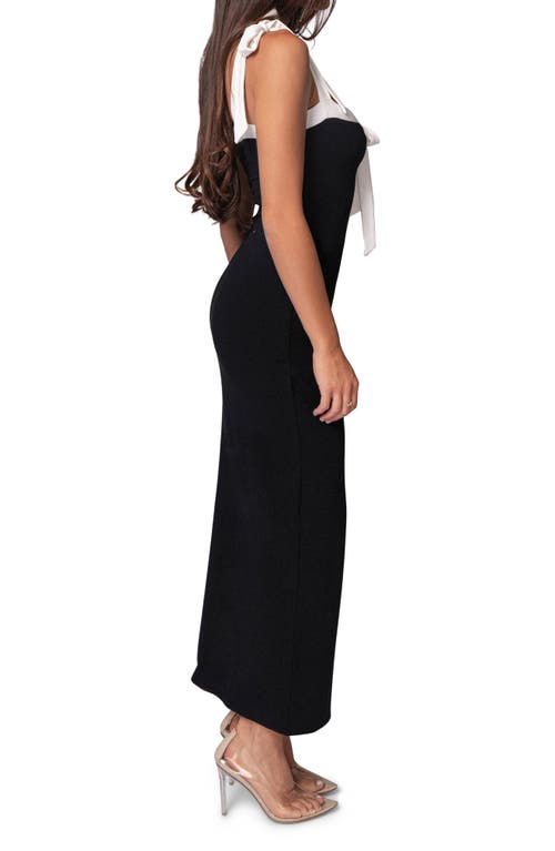 Shop Jluxlabel Clarice Reversible Body-con Maxi Dress In Black