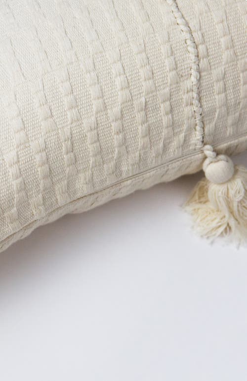 ARCHIVE NEW YORK ARCHIVE NEW YORK ANTIGUA CLASSIC SOLID HANDWOVEN COTTON THROW PILLOW 