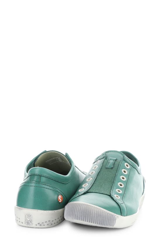 Shop Softinos By Fly London Irit Low Top Sneaker In Green Washed