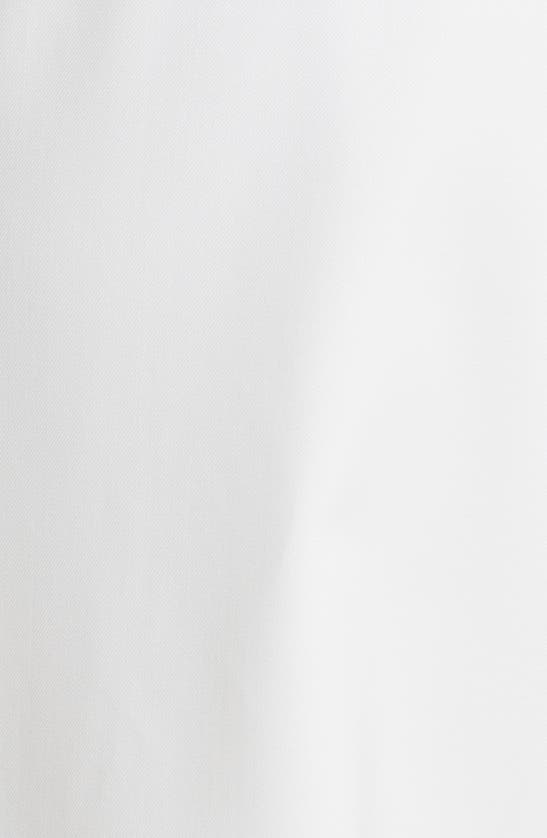 Lafayette 148 Irving Straight Leg Stretch Wool Pants In Ivory