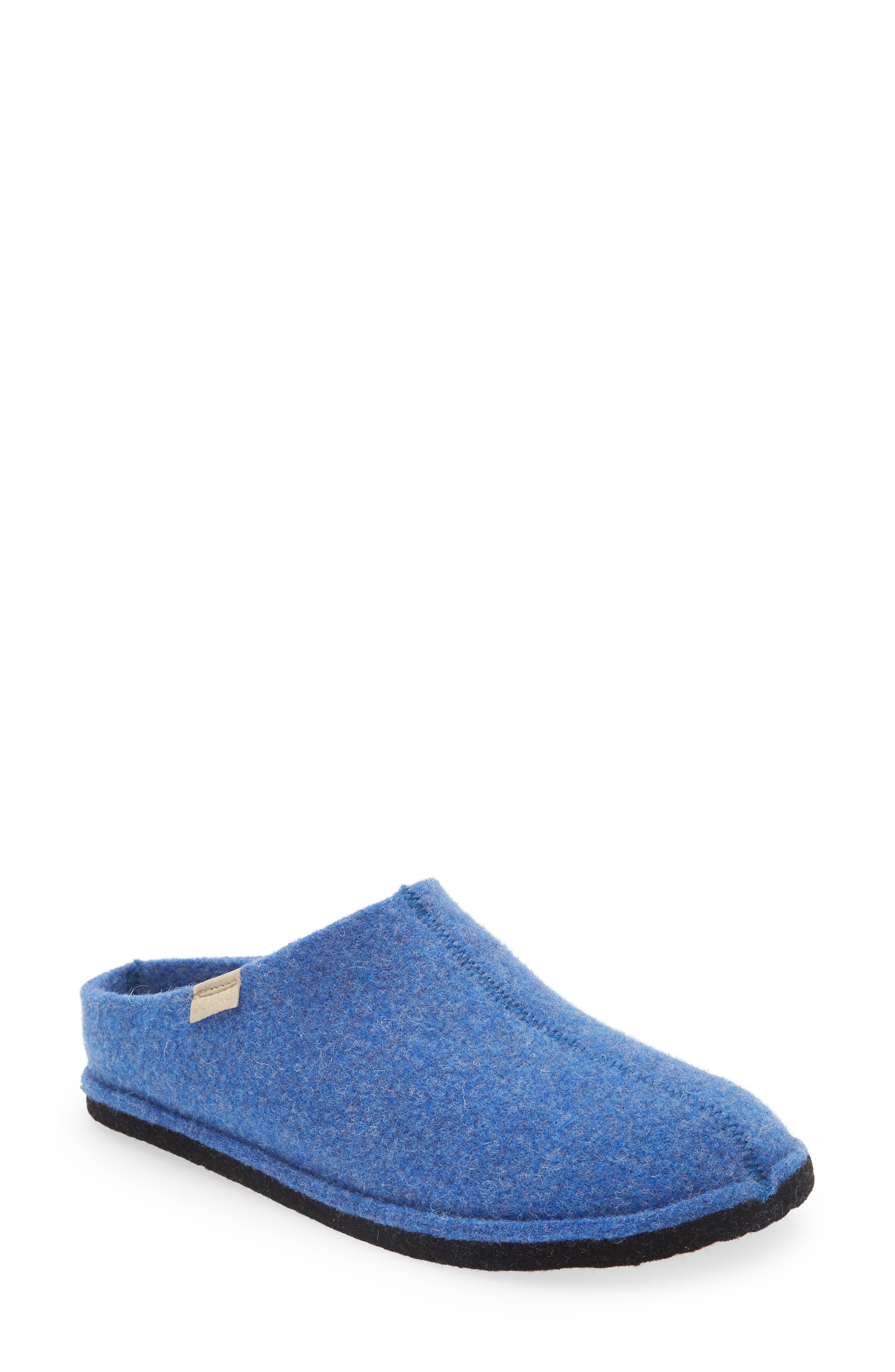 blue ladies slippers