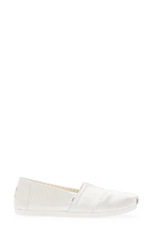 Toms Alpargata Slip-on In Silver