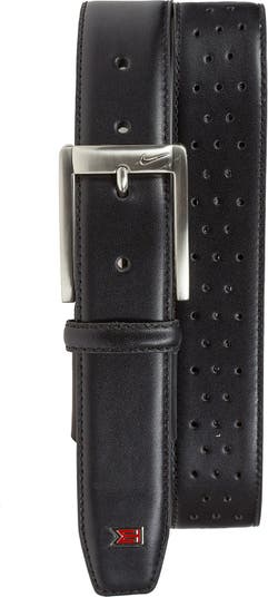 Nike Golf TW Mesh G-Flex Custom Fit Belt Black Medium