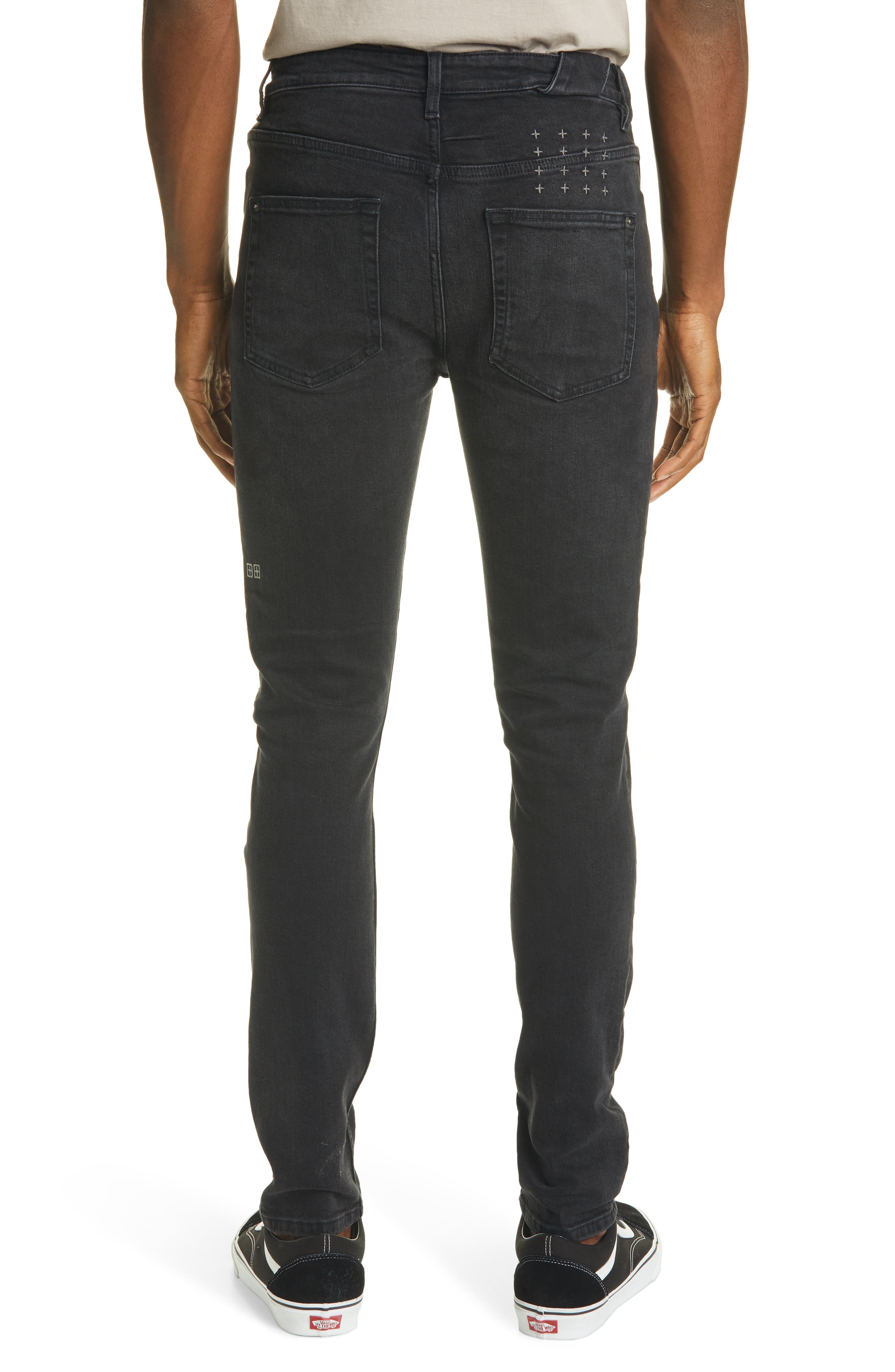 Ksubi Chitch Krow Kross Ripped Slim Fit 