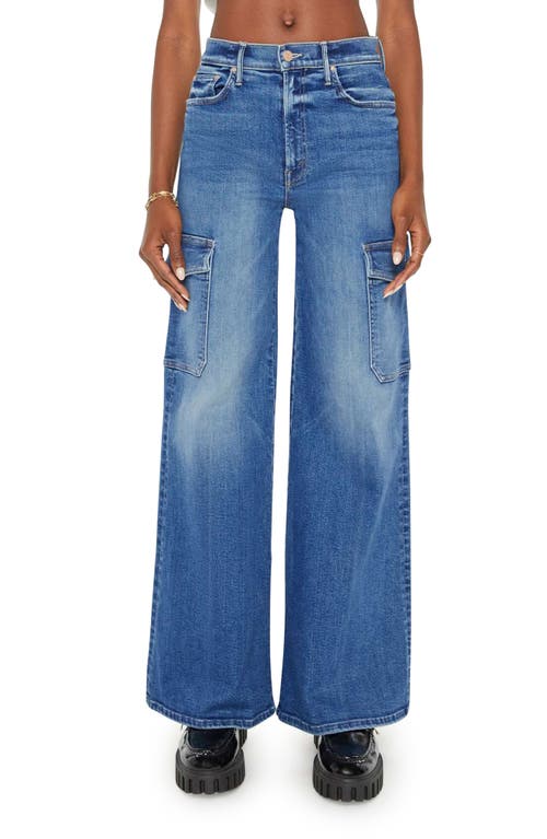 MOTHER The Undercover Cargo Sneak High Waist Wide Leg Jeans Opposites Attract at Nordstrom,