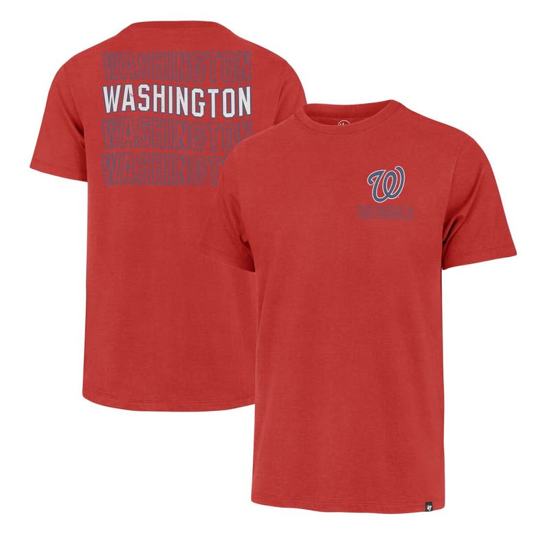 47 ' Red Washington Nationals Hang Back Franklin T-shirt