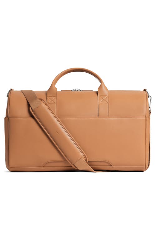 Monos Metro Water Repellent Carry All Duffle Bag In Saddle Tan