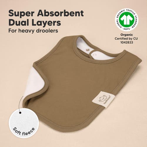 Keababies 8-pack Coast Drool Bibs In Terracotta