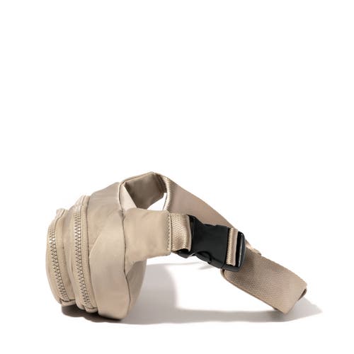 Shop Baggallini On The Go Belt Bag Waist Pack In Taupe Twill