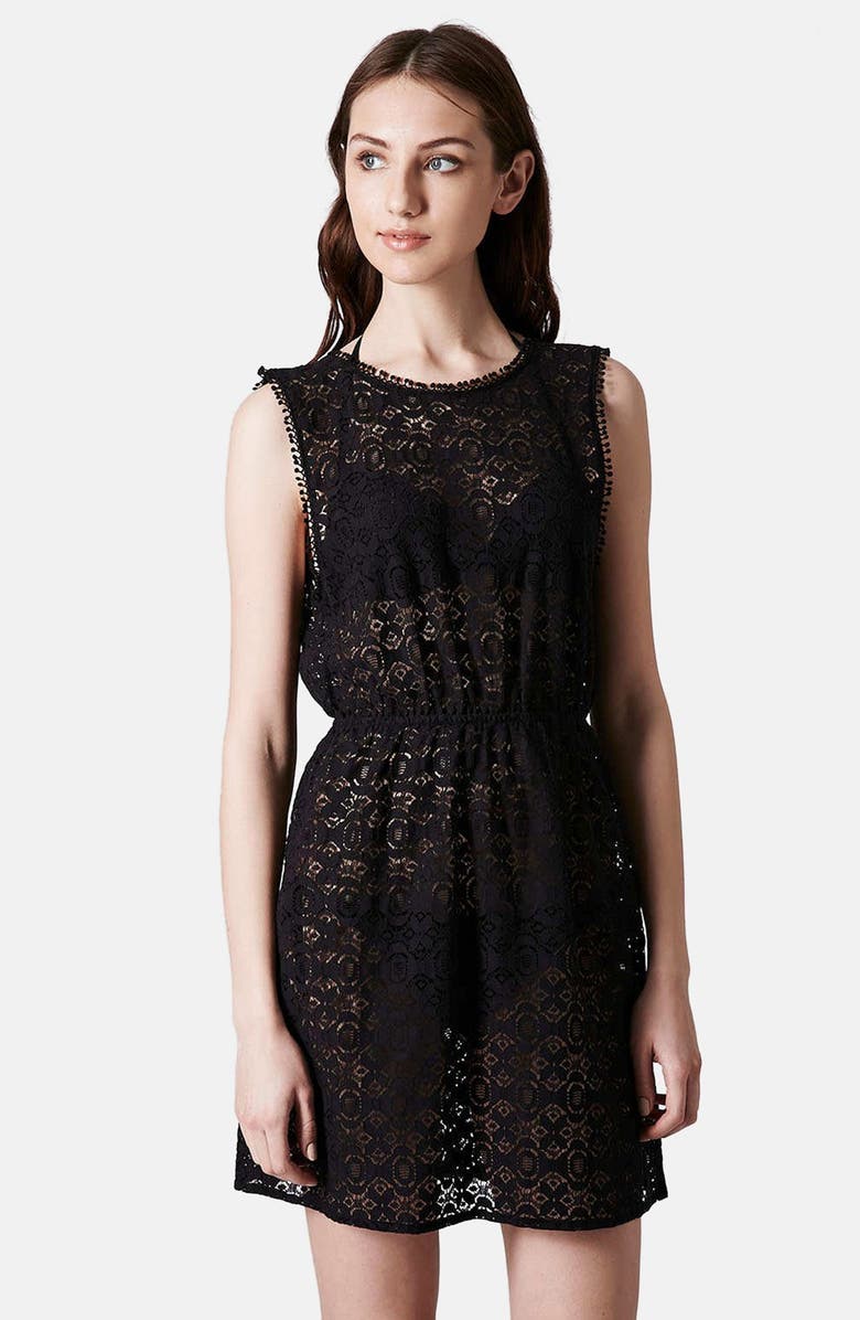 Topshop 'Lucie' Open Back Lace Dress | Nordstrom