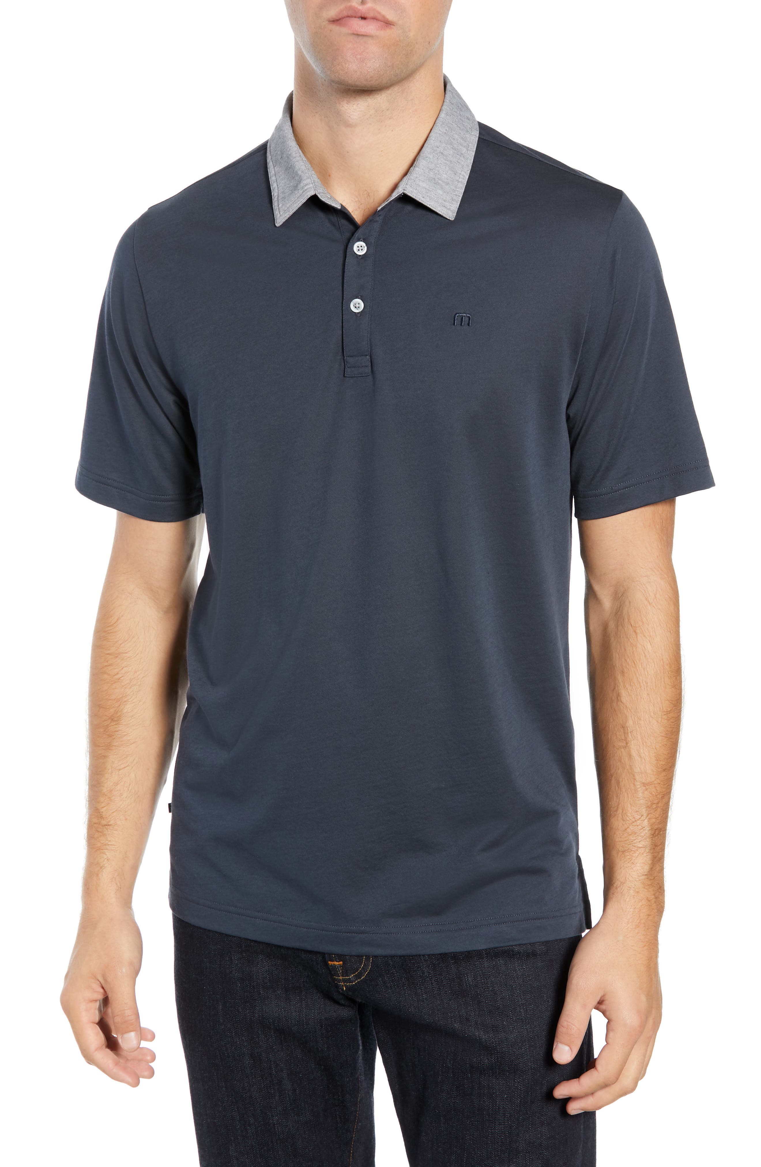 Travismathew Absolutely Regular Fit Polo, Blue