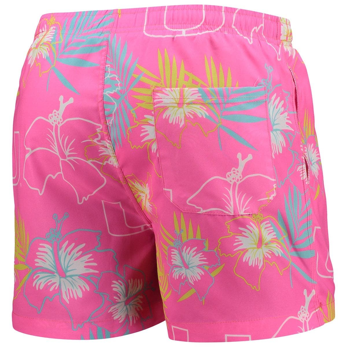 neon color swim trunks