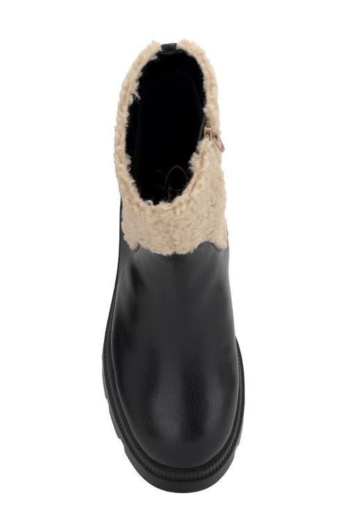 Jessica Simpson Ulalie Platform Bootie In Black Ivory
