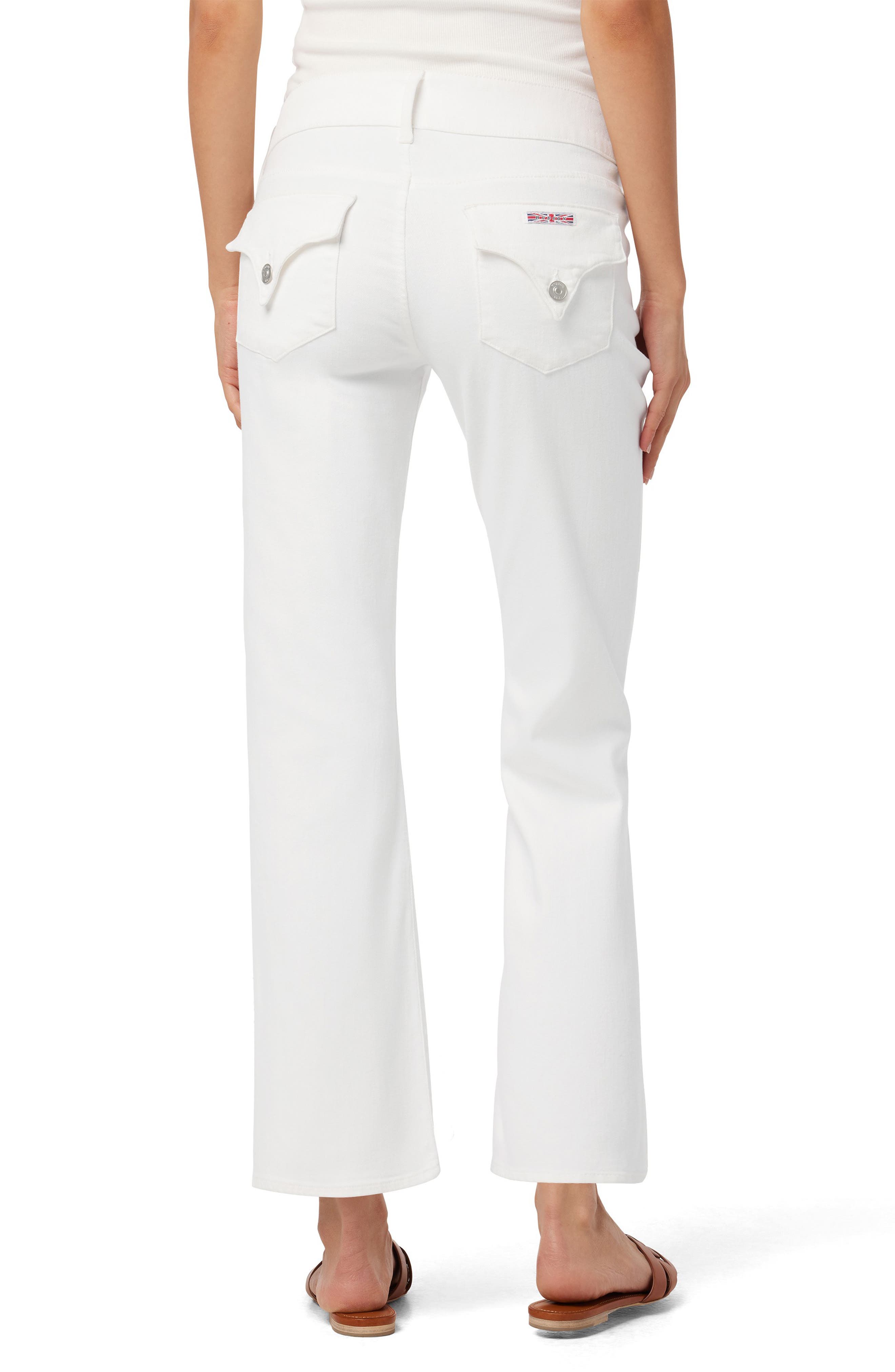 hudson collin white jeans