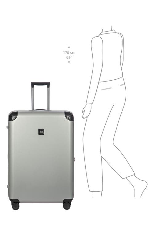Bric's Amalfi 32" Spinner Suitcase In Silver/black