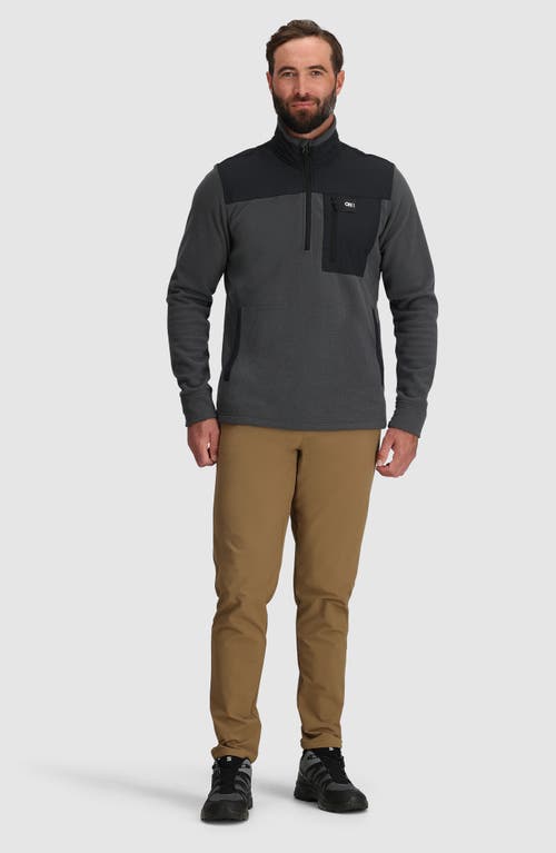 Shop Outdoor Research Trail Fleece Quarter Zip In Storm