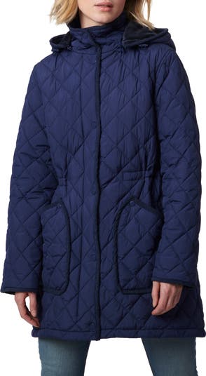 NWT Bernardo Powder Blue Diamond Quilted shops Puffer Jacket