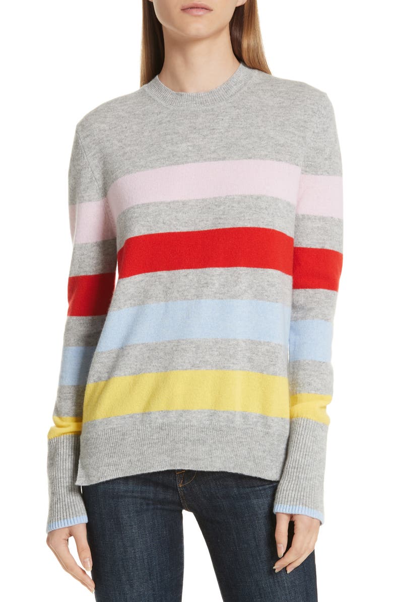 La Ligne AAA Candy Stripe Cashmere Sweater | Nordstrom