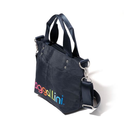 Baggallini Mini Carryall Crossbody Tote Bag In Rainbow