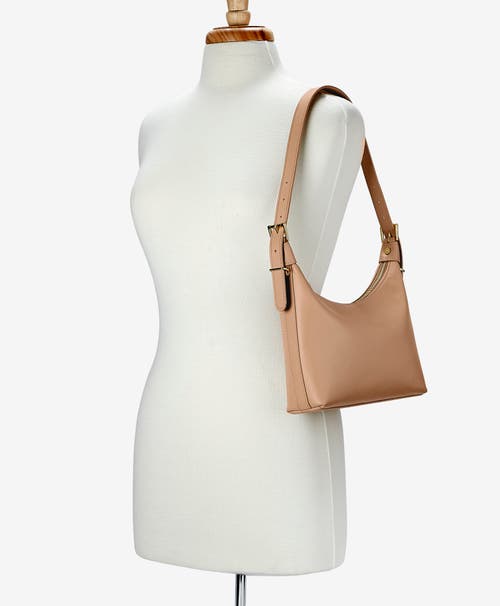 Shop Gigi New York Blake Shoulder Bag In Cappuccino