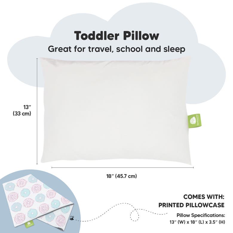 Shop Keababies Toddler Pillow With Pillowcase In Donuts