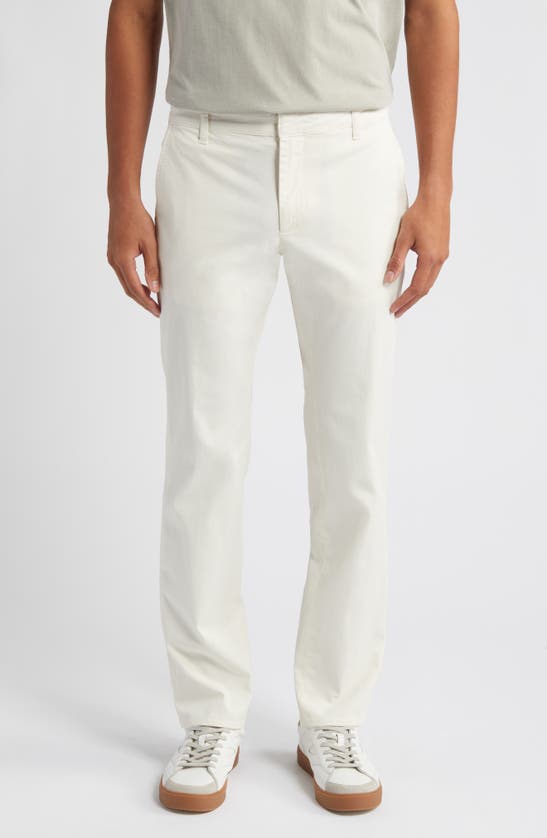 Shop Frame Slim Fit Stretch Cotton Chinos In White Canvas