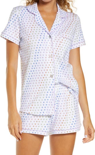 Roller Rabbit Disco Hearts Polo Short Pajamas Nordstrom Roller Rabbit Disco Hearts Polo Short Pajamas Nordstrom