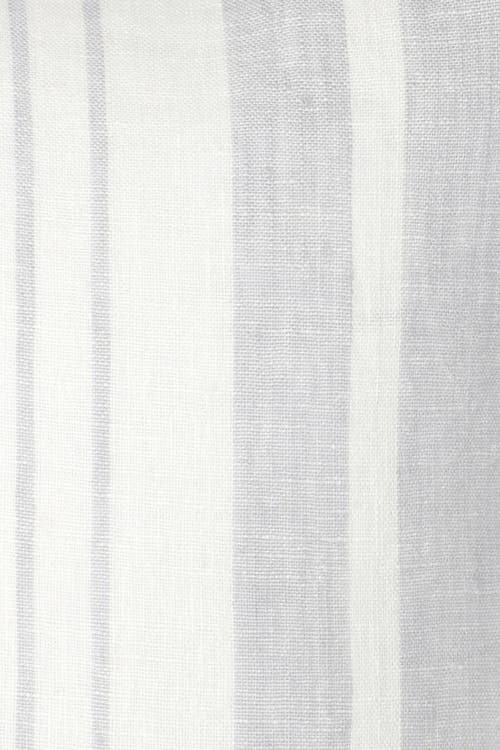 Anaya So Soft Linen Bold Striped Down-alternative Pillow In Light Grey Bold Stripes