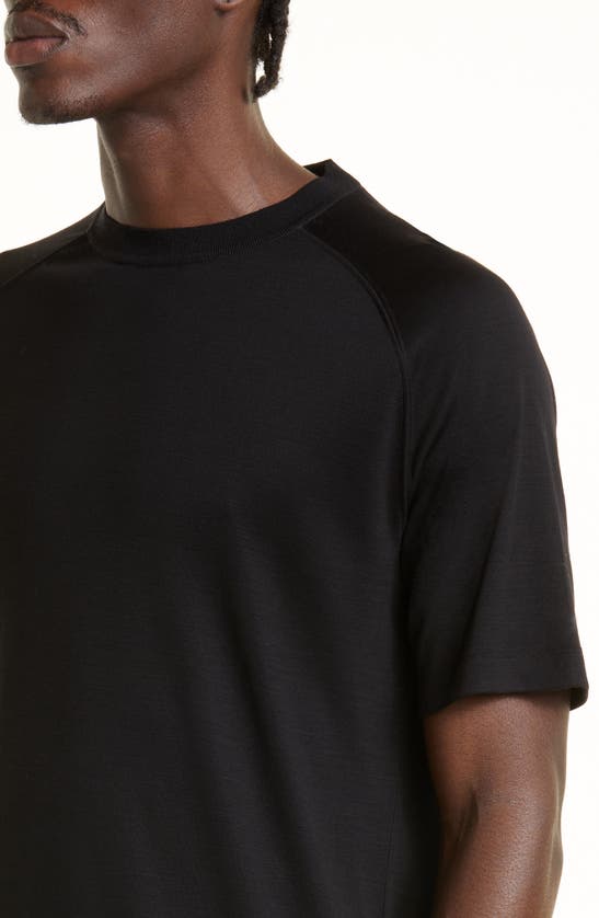 ZEGNA ZEGNA HIGH PERFORMANCE™ SHORT SLEEVE WOOL T-SHIRT