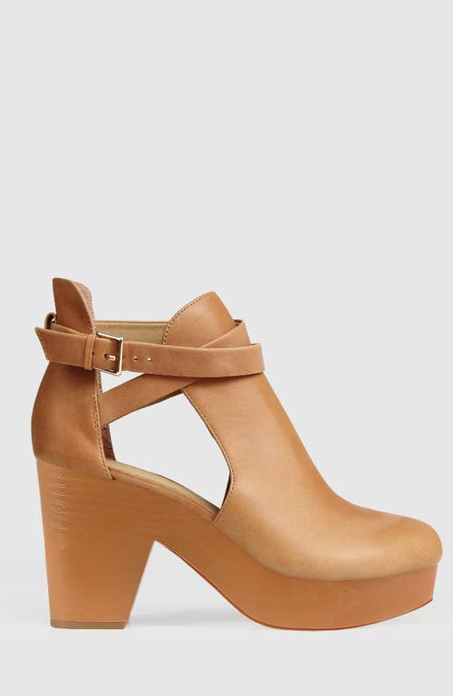 Shop Belle & Bloom Fearless Clog Ankle Boot In Tan