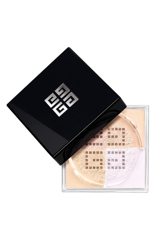 Givenchy Mini Prisme Libre Illuminating & Color-correcting Loose Powder In 02 Satin Blanc