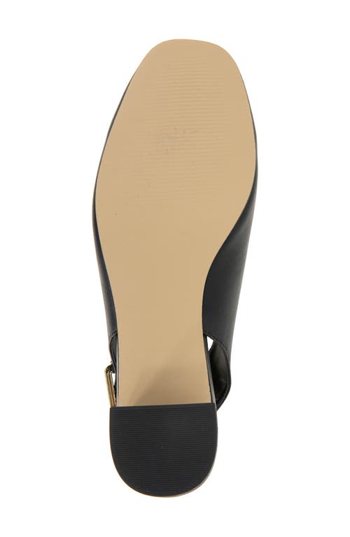 Kensie Leanna Slingback Pump In Black Pu
