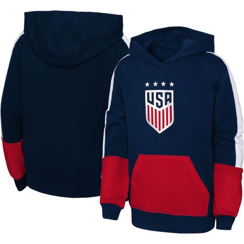 Outerstuff Girls Youth Blue USWNT In Your Element Pullover Hoodie