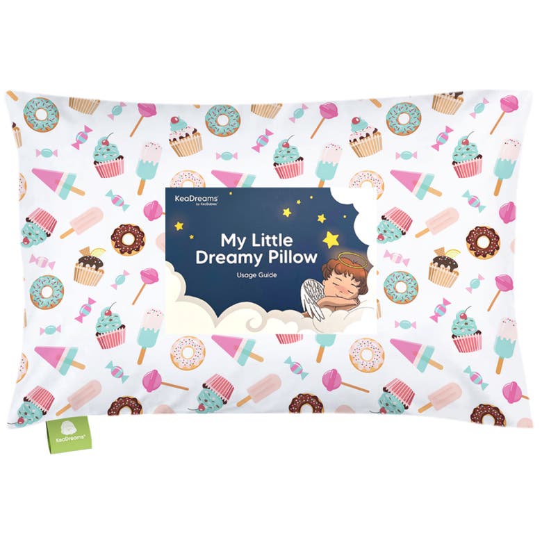 Shop Keababies Toddler Pillow With Pillowcase In Sweet Tooth