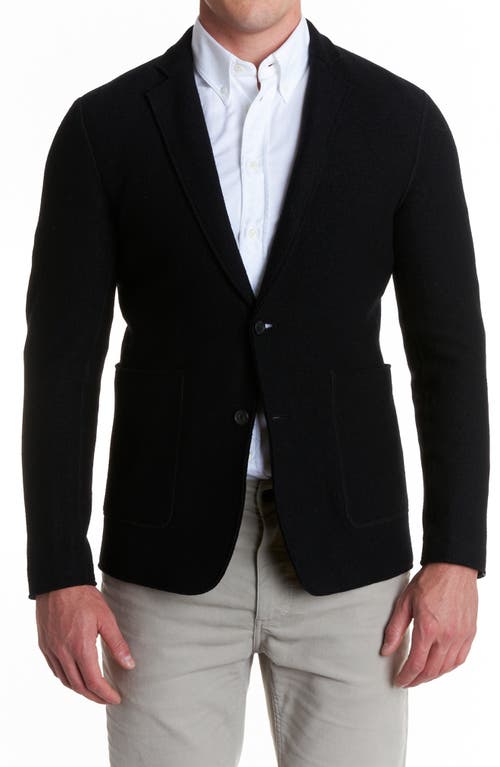 Billy Reid Boiled Wool Sport Coat Black at Nordstrom,