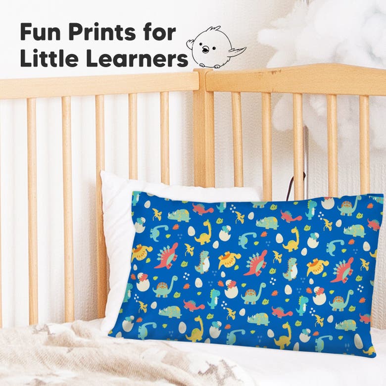 Shop Keababies Printed Toddler Pillowcase 13x18" In Dinoworld