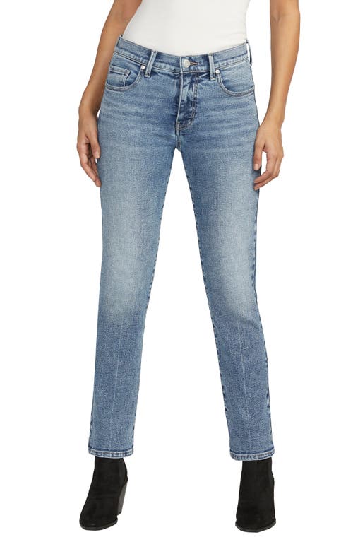 Cassie Slim Straight Leg Jeans in Beacon Blue