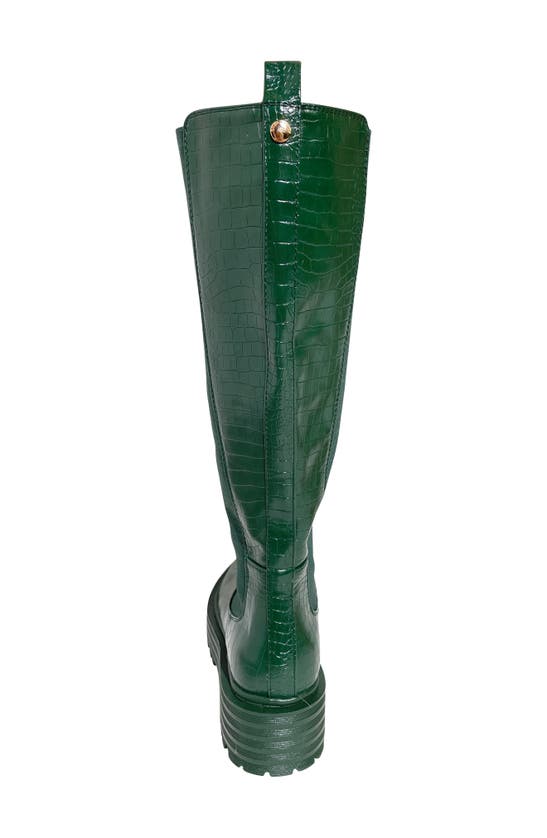 Azalea Wang Sue Knee High Boot In Green