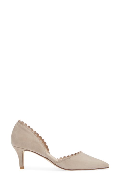 Pelle Moda Kenny D'orsay Pump In Mushroom Suede