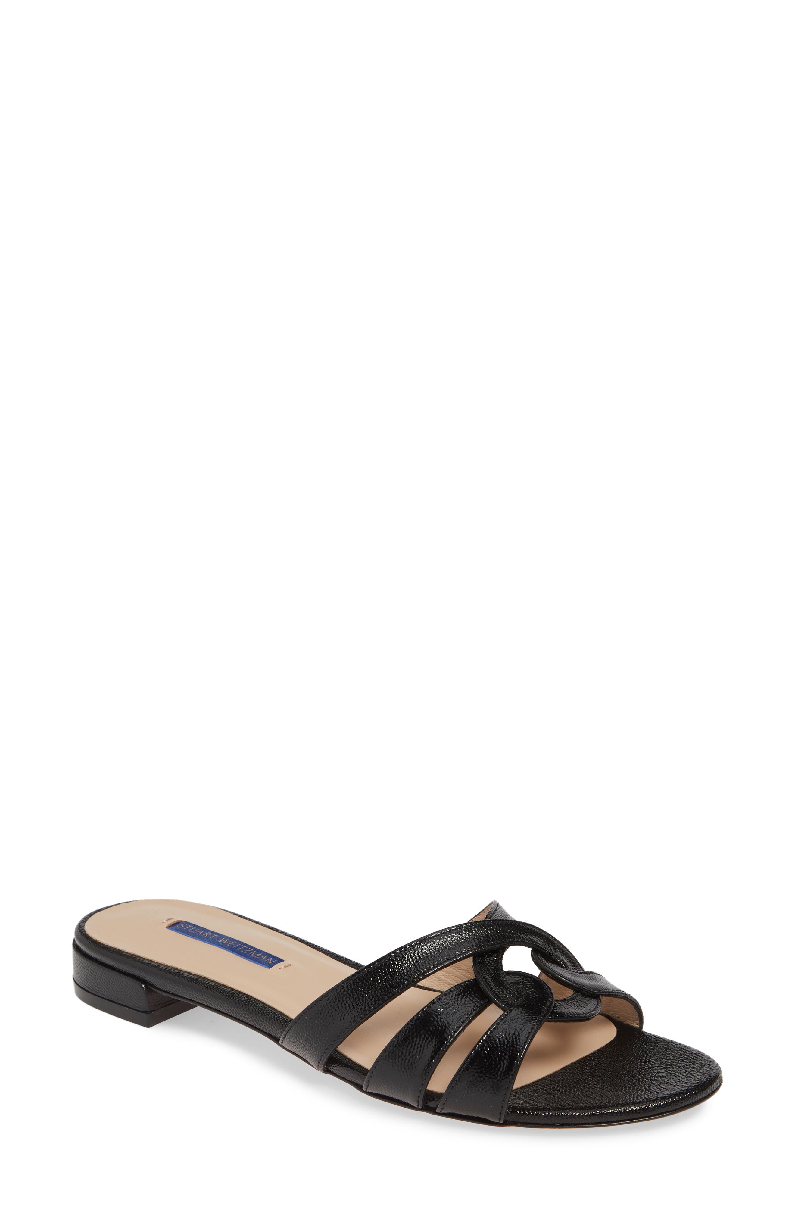 stuart weitzman cami leather sandals