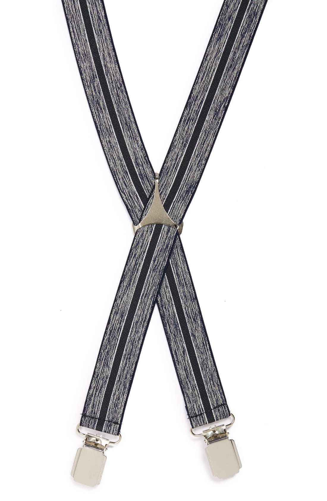 Topman Marled Stripe Suspenders Nordstrom