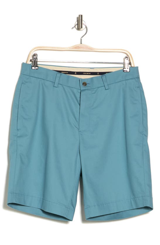 Brooks Brothers Advantage Stretch Shorts In Adriatic Blue