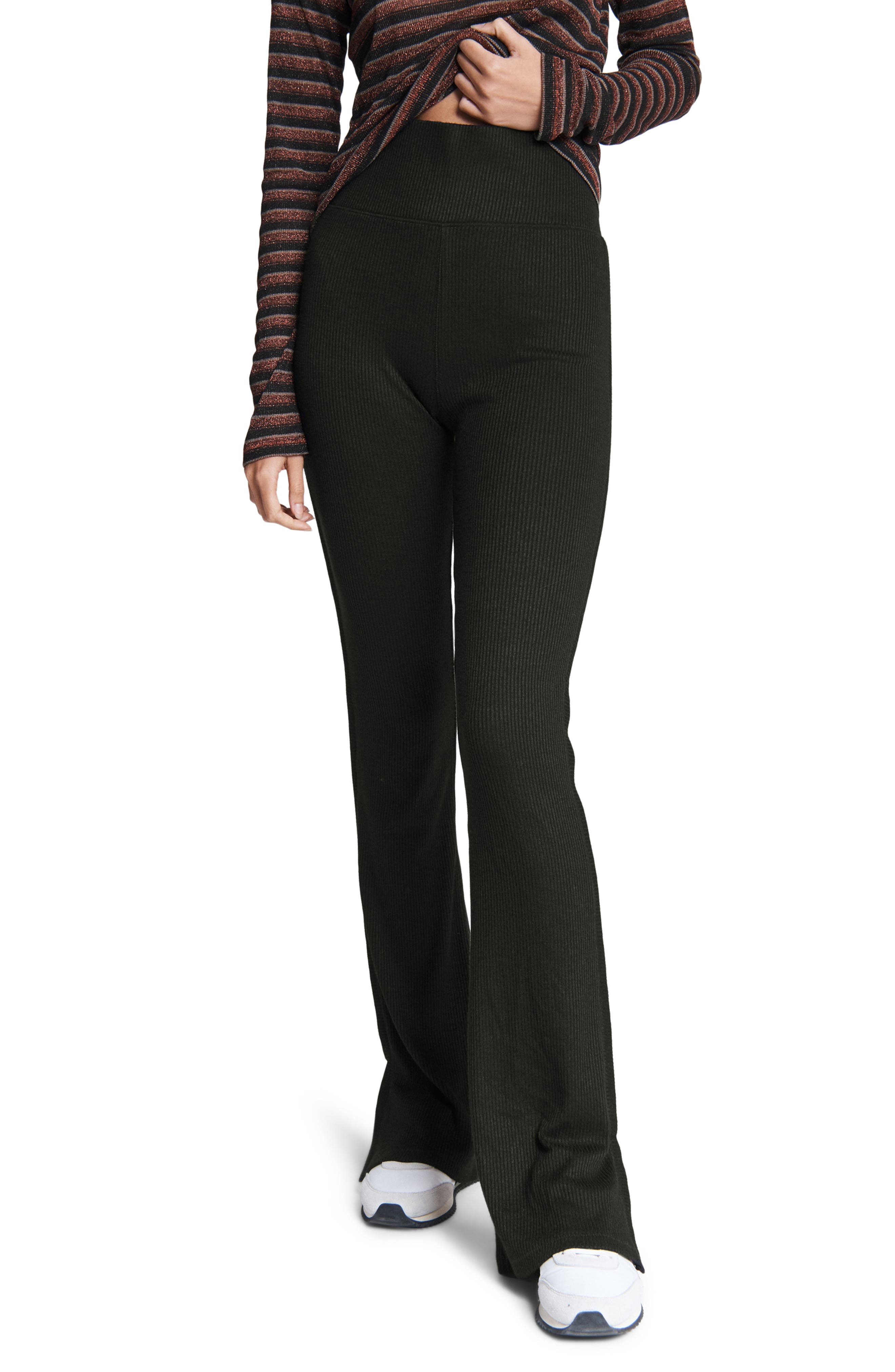 black knit pants