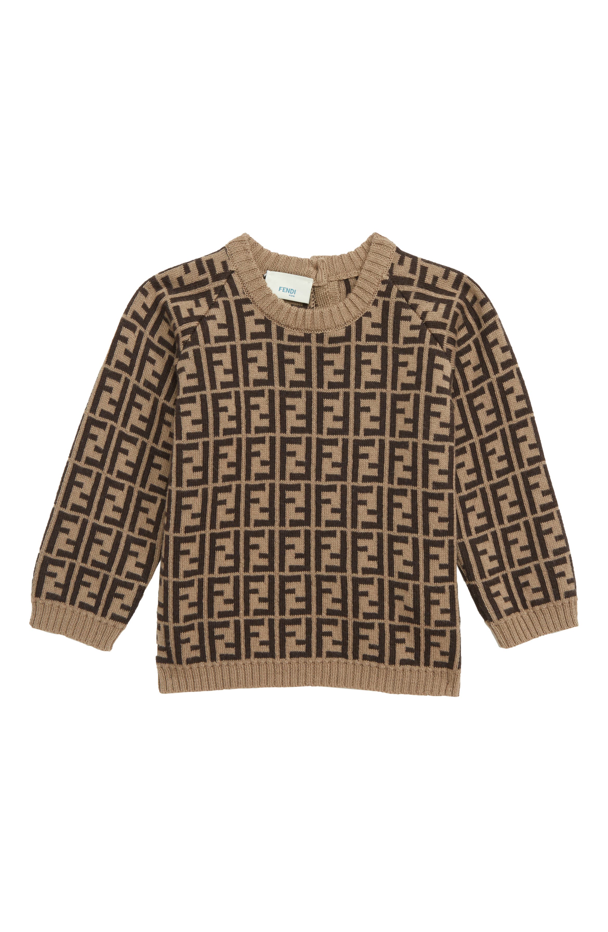 Fendi Logo Sweater (Baby) | Nordstrom
