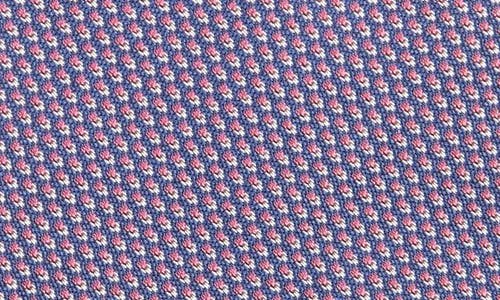 Shop Ralph Lauren Purple Label Bond St. Solid Silk Tie In Navy/pink