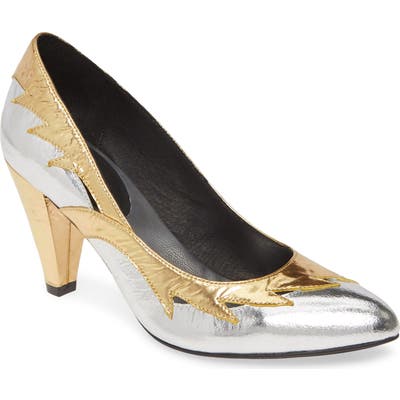 Jeffrey Campbell Cyndi Metallic Pump, Metallic