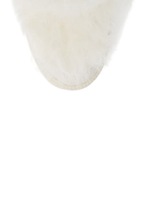 Ash Cool Genuine Shearling Boot In Off White/off White