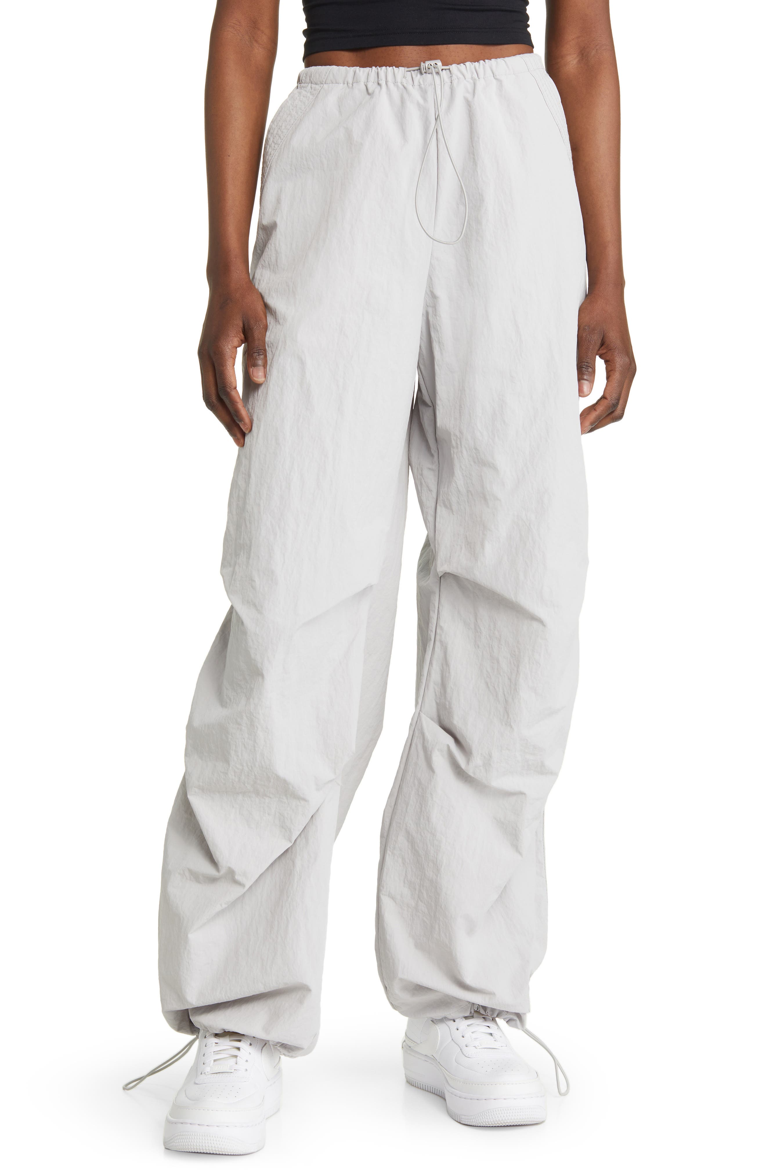 Parachute Cargo Pants in Grey