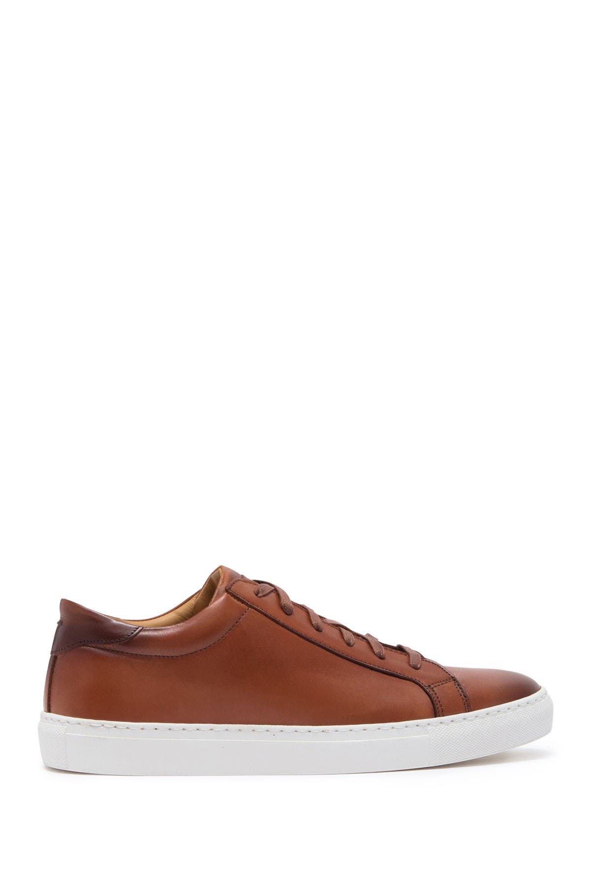 To Boot New York Devin Leather Sneaker In Rust/copper1